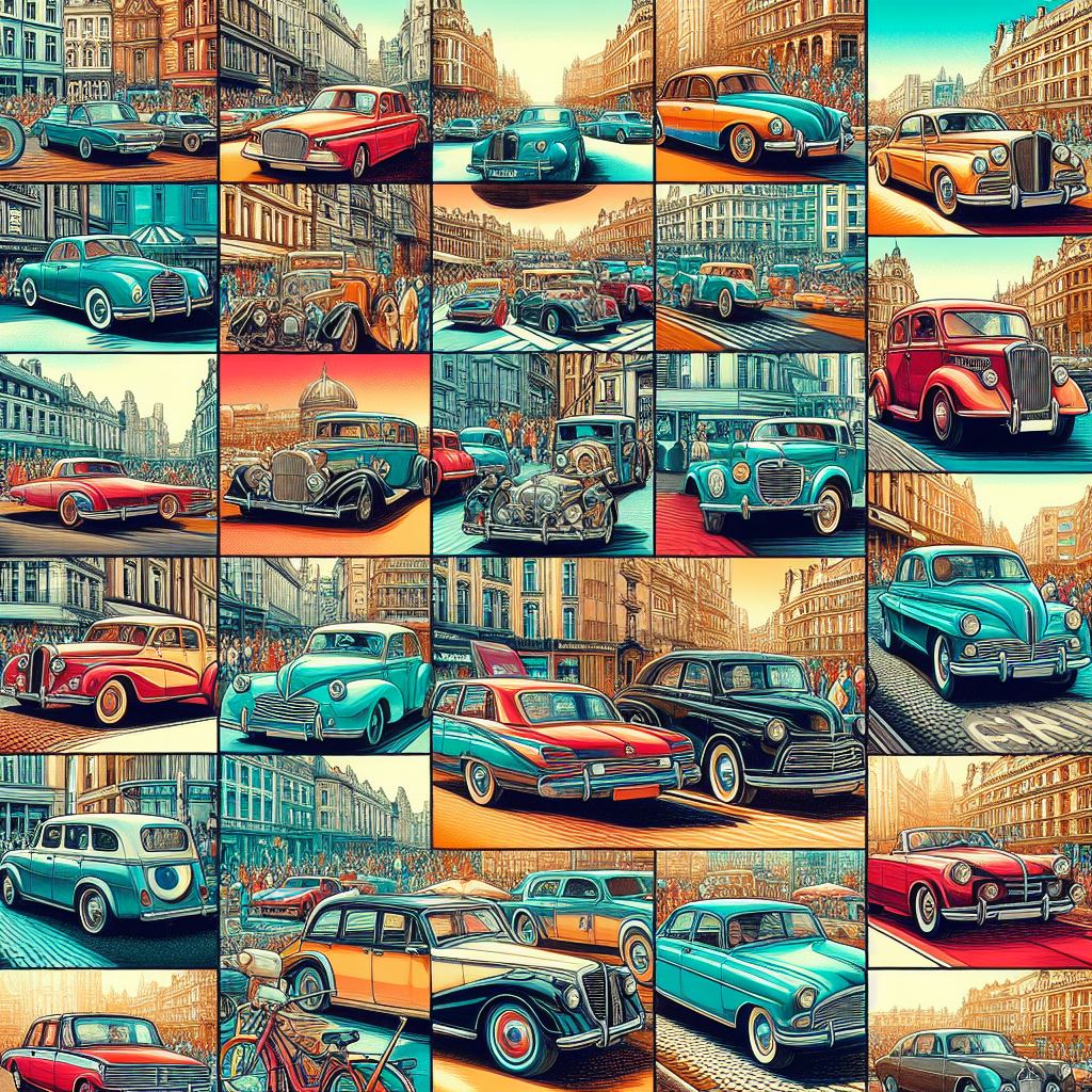 Een afbeelding van verschillende auto's 