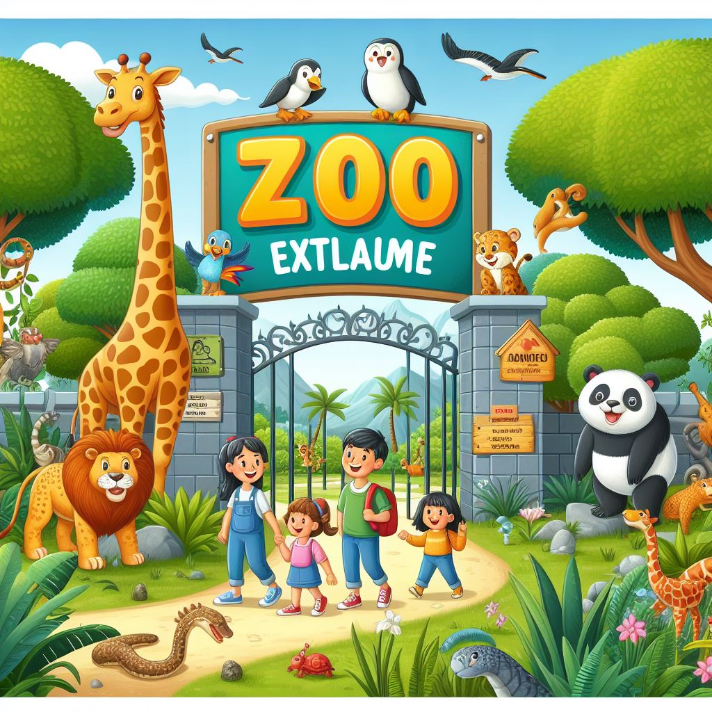 Een plaatje van de ingang van de dierentuin