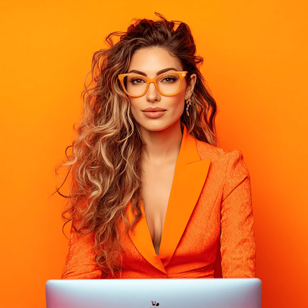 vrouw die bezig is met backlinks disavowen