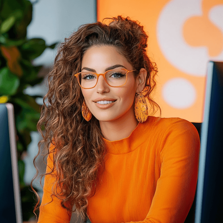 Vrouw die bezig is met GEO