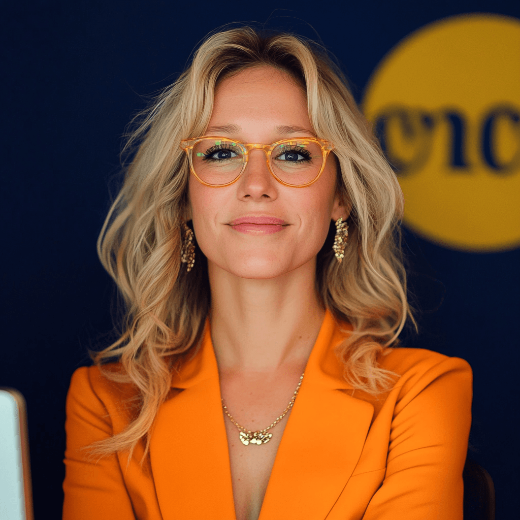 vrouw die een zoekwoorden onderzoek aan het doen is