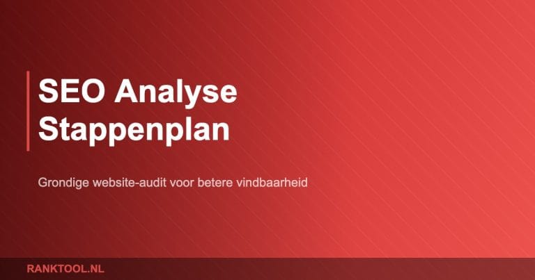 Seo analyse featured - Ranktool.nl