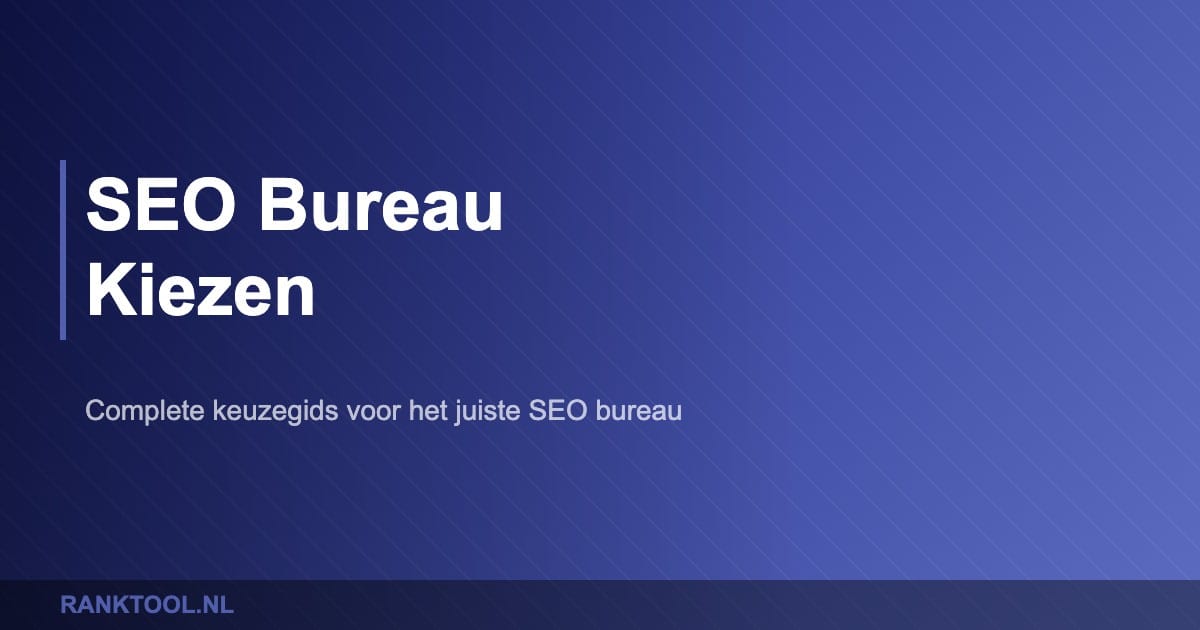 SEO bureau diensten - zoekmachine optimalisatie