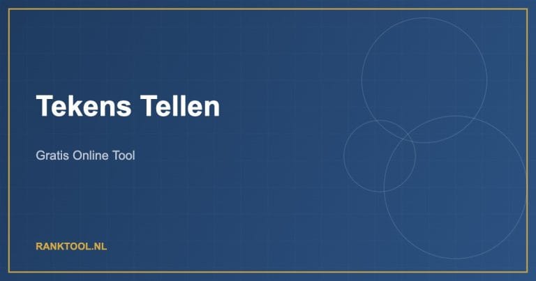 Tekens Tellen