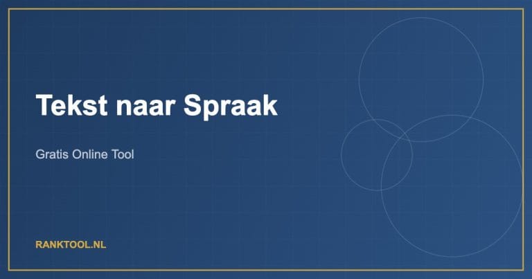 Tekst naar Spraak