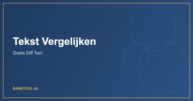 Tekst Vergelijken