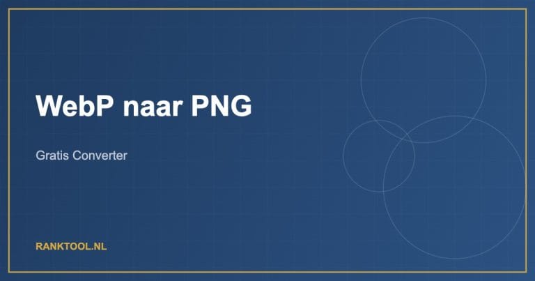 WebP naar PNG