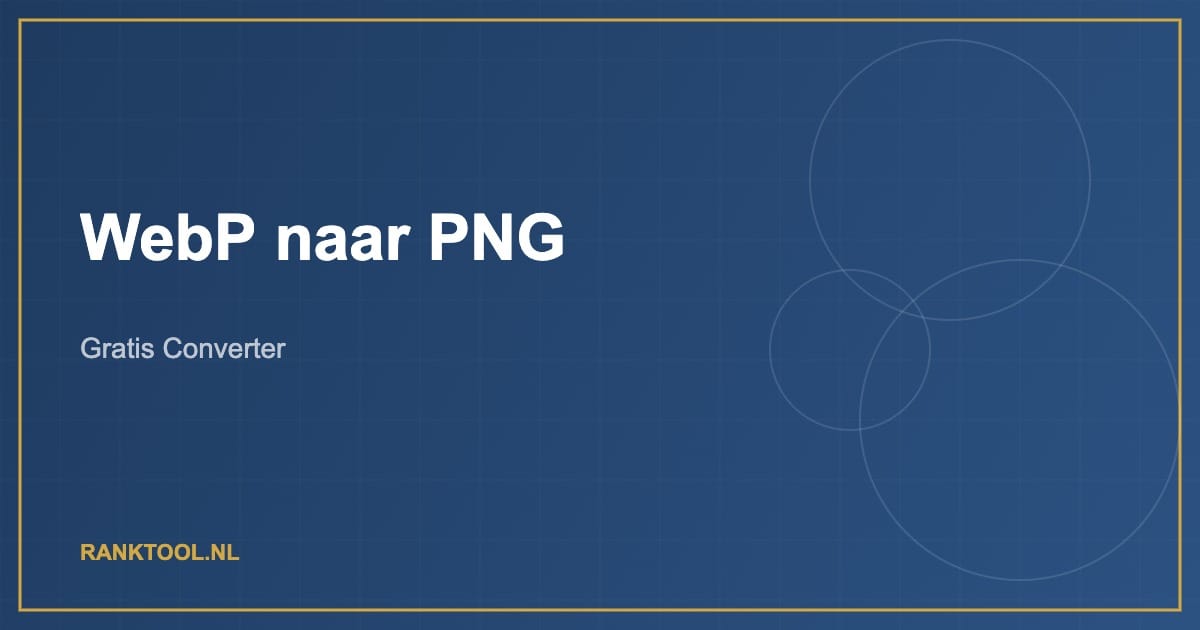 WebP naar PNG